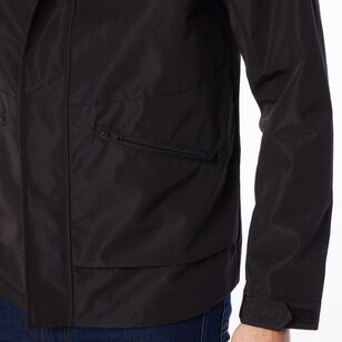 JC Lanyon Men's Classic Anorak Jacket Black