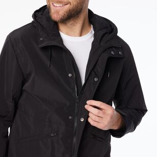 JC Lanyon Men's Classic Anorak Jacket Black