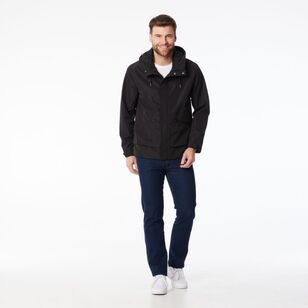 JC Lanyon Men's Classic Anorak Jacket Black