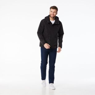 JC Lanyon Men's Classic Anorak Jacket Black