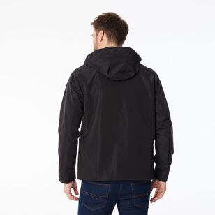 JC Lanyon Men's Classic Anorak Jacket Black