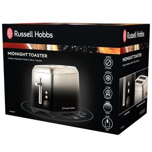 Russell Hobbs Midnight 2 Slice Toaster RHT82BKF