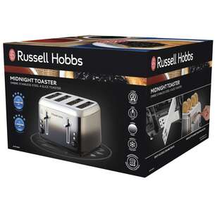 Russell Hobbs Midnight 4 Slice Toaster RHT514BKF