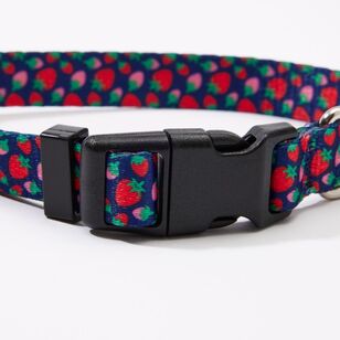 Mozi Pet Strawberry Collar Red