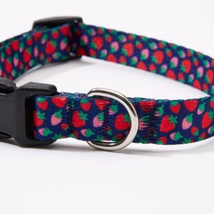 Mozi Pet Strawberry Collar Red