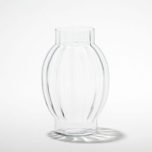 Soren 20 cm Bouquet Glass Vase Clear