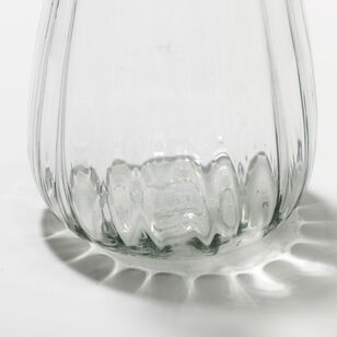 Soren 23 cm Bulb Glass Vase Clear