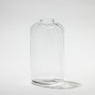 Soren 24 cm Narrow Neck Glass Vase Clear