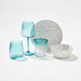 Smith + Nobel Terrazzo Dimpled Acrylic Tumbler Teal