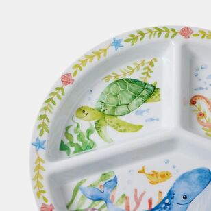 Smith + Nobel Sea Life Kids Melamine Divided Plate