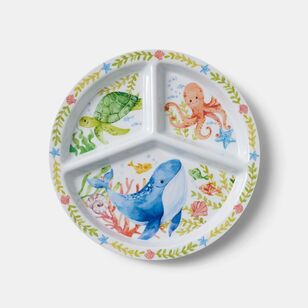 Smith + Nobel Sea Life Kids Melamine Divided Plate