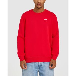 FILA Men's Skyler Crew Fleece Red