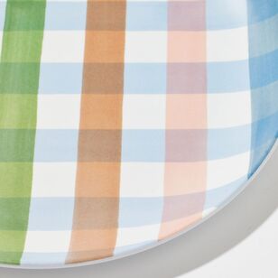 Chyka Home Striped Melamine Dinner Plate