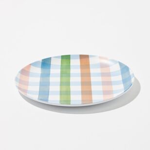 Chyka Home Striped Melamine Dinner Plate