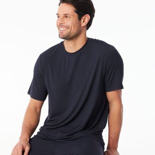 Nic Morris Men's Bamboo Knit Tee Dark Navy