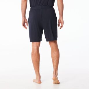 Nic Morris Men's Bamboo Knit Shorts Dark Navy