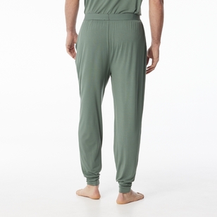 Nic Morris Men's Bamboo Knit Pants Dark Green