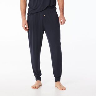 Nic Morris Men's Bamboo Knit Pants Dark Navy