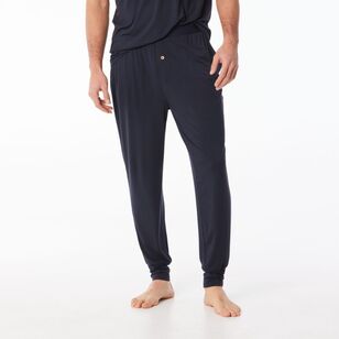 Nic Morris Men's Bamboo Knit Pants Dark Navy