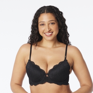 Sash & Rose Women's Lucy Lace Contour Bra Black