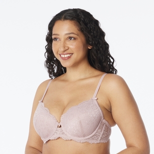 Sash & Rose Women's Lucy Lace Contour Bra Mauve