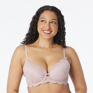 Sash & Rose Women's Lucy Lace Contour Bra Mauve