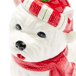 Soren Scottie Dog Christmas Cookie Canister