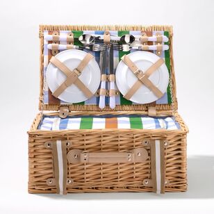 Chyka Home 4-Person Picnic Basket With Rug