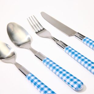 Chyka Home Gingham Cutlery 16 Piece Set