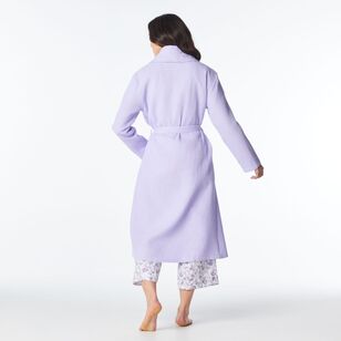 Sash & Rose Women's Waffle Robe Lavender