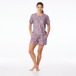 Sash & Rose Women's Print Supersoft Short Animal