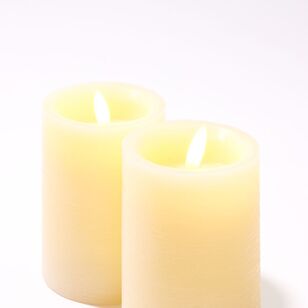 Soren 10 cm LED Candles 2 Pack White