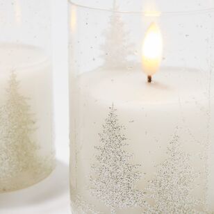 Soren Christmas LED 10 cm Candles 2 Pack Champagne