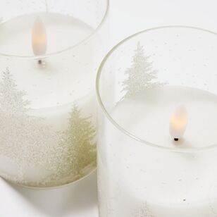 Soren Christmas LED 10 cm Candles 2 Pack Champagne