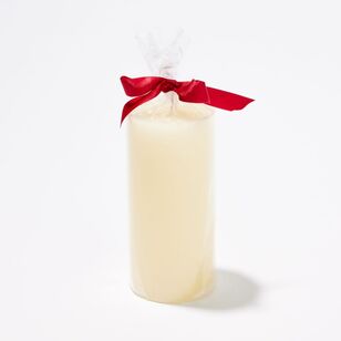 Soren Christmas Unscented Candle White