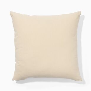 Chyka Home Madi Cotton Embroidered Cushion Caramel 50 x 50 cm