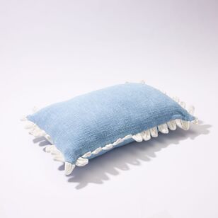 Chyka Home Bellina Cotton Cushion Blue 40 x 60 cm