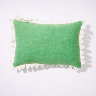 Chyka Home Bellina Cotton Cushion Green 40 x 60 cm