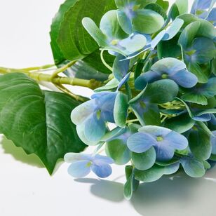 Soren Faux Single Hydrangea Stem Blue