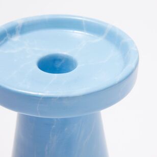 Soren Large Ceramic Candle Holder Blue