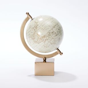 Soren Globe Table Décor White