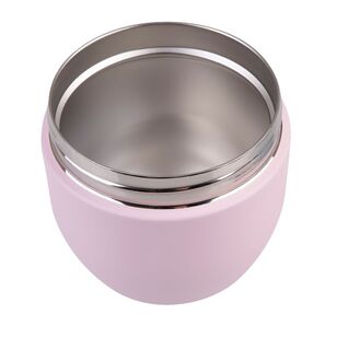 Oasis Stainless Steel Double Wall Insulated 470 mL Food Pod Pink Lemonade