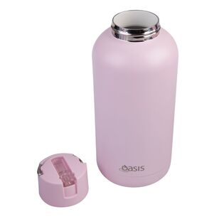 Oasis Moda Ceramic Lined Stainless Steel Triple Wall Insulated 1.5 L Drink Bottle Pink Lemonade