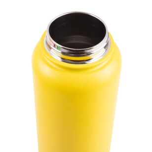 Oasis Double Wall Stainless Steel Insulated 1.1 L Challenger Sports Bottle With Screw Cap Neon Yellow