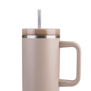 Oasis Commuter Stainless Steel Double Wall Insulated 1.2 Litre Travel Tumbler Latte