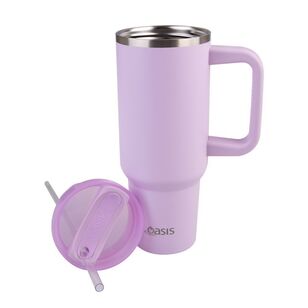 Oasis Commuter Stainless Steel Double Wall Insulated 1.2 Litre Travel Tumbler Pink