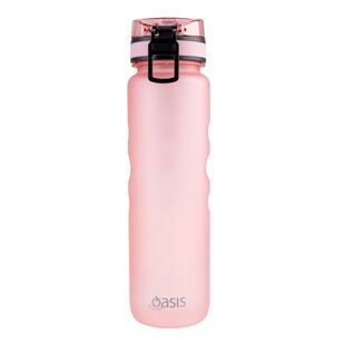 Oasis Tritan Motivational Sports Bottle 1 L Glow Pink