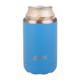 Oasis Double wall Stainless Steel Insulated 375 mL Cooler Can Blue