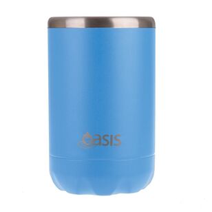 Oasis Double wall Stainless Steel Insulated 375 mL Cooler Can Blue