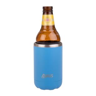 Oasis Double wall Stainless Steel Insulated 375 mL Cooler Can Blue